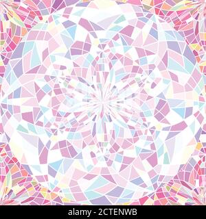 Seamless pattern with stained glass. Broken glass. Vector texture for wraps, wallpaper and your creativity Stock Vector