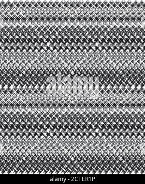 Seamless texture with handdrawn pencil strokes. Grid. Vector pattern for your design. Stock Vector