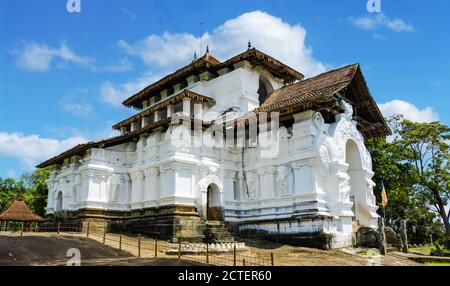 Lankathialaka temple in Kandy, Sri Lanka Stock Photo