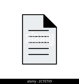 Checklist flat icon, icon for education. Design template vector Stock Vector