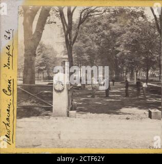 Temple Street, New Haven., E. & H.T. Anthony (Firm), Whitney, Beckwith & Paradice, New York, New Haven, and Hartford Railroad Company, New York (State Stock Photo