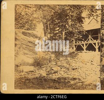 Sinking Run – near Tyrone City, Pennsylvania., E. & H.T. Anthony (Firm), Pennsylvania Railroad, Pennsylvania Stock Photo