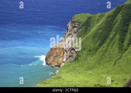 Yilan Guishan Island Turtle Head Coast Taiwan Stock Photo