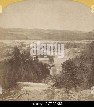 View of inlet to Cayuga Lake, from East Hill, Ithaca, from Robert N ...