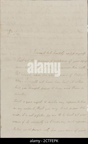 Letter, text, Documents, 1778, Drayton, William Henry Stock Photo