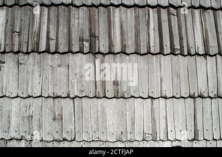 Carved wooden antique texture .Ethnic background. Ukrainian architecture Stock Photo