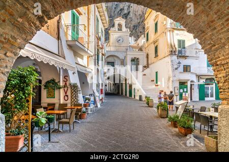 Atrani, Amalfi coast, Campania, Italy Stock Photo