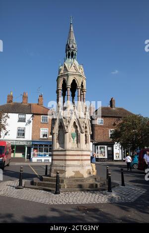 Stanhope Memorial in Horncastle, Lincolnshire on a sunny day Stock Photo