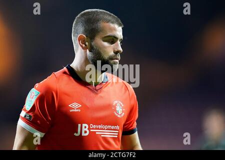 Luton, UK. 07th July, 2020. Elliot Lee of Luton Town (10) during the Carabao Cup match between Luton Town and Manchester United behind closed doors at Kenilworth Road, Luton, England on 22 September 2020. Photo by David Horn. Credit: PRiME Media Images/Alamy Live News Stock Photo