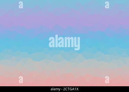 Pastel Colors Smooth Blurred Low Poly Crystallize Background Illustration Stock Photo