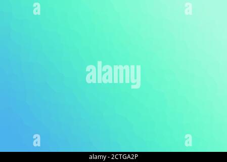 Cyan Blurred Low Poly Gradient Crystallize Background Illustration Stock Photo