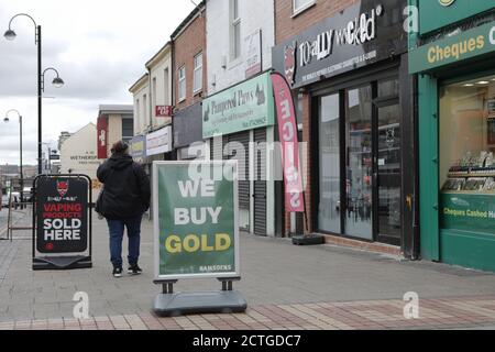 Shields Road, Byker, Newcastle. Stock Photo