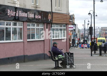 Shields Road, Byker, Newcastle. Stock Photo