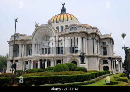 Mexico City - Palace of Fine Arts - Palacio de Bellas Artes Stock Photo
