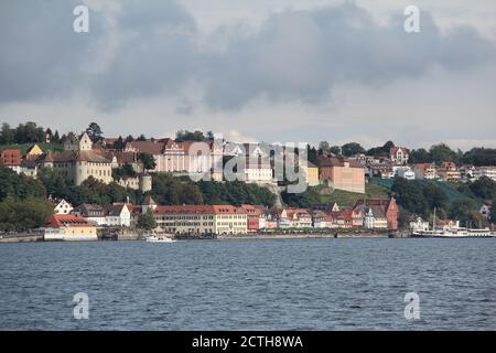 Beautiful shot of Meersburg at Lake Constance in Germany. Stock Photo