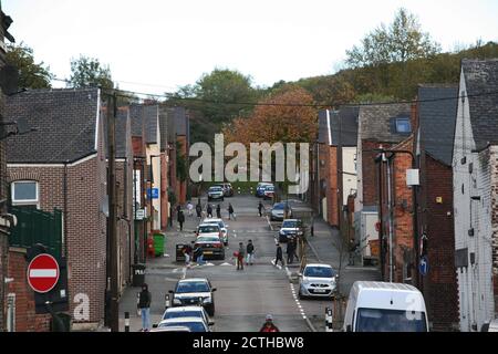 Roma community in Page Hall Sheffield. Stock Photo