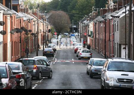 Roma community in Page Hall Sheffield. Stock Photo