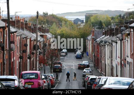 Roma community in Page Hall Sheffield. Stock Photo