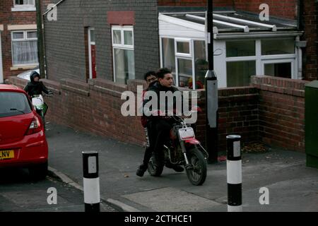 Roma community in Page Hall Sheffield. Stock Photo