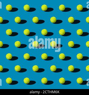 Tennis Ball Sport Pattern Texture Wallpaper Template Stock Vector