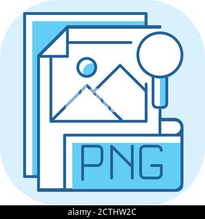PNG file blue RGB color icon Stock Vector