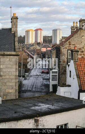 The town of Kincardine upon Forth. Stock Photo