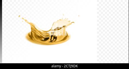 Vector beer splash isolated on white background. Stock Vector