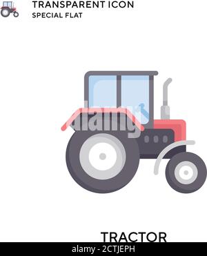 Tractor plow icon, flat style Stock Vector Image & Art - Alamy