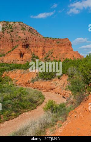 Texas Plains Trail, Briscoe County, Quitaque, Caprock Canyons State Park and Trailway Stock Photo