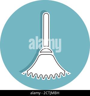 Isolated duster icon. Cleaning products icon - Vector Stock Vector