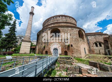 Greece, Central Macedonia, Thessaloniki, Rotunda Of Galerius in summer Stock Photo
