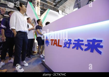 --File-- In this unlocated and undated photo, a TAL group logo is pictured in China. Stock Photo