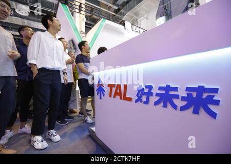 --File-- In this unlocated and undated photo, a TAL group logo is pictured in China. Stock Photo