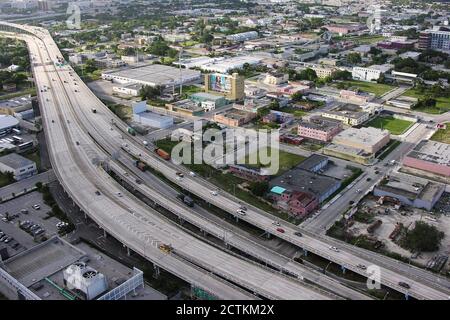 I 95 freeway system in Miami Florida Stock Photo - Alamy