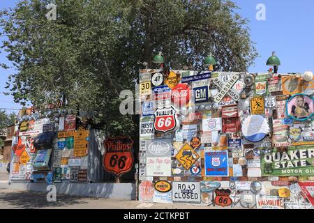 Signs and colours in Albuquerque Stock Photo