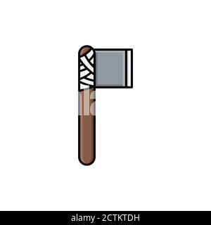 axe vector design template illustration Stock Vector