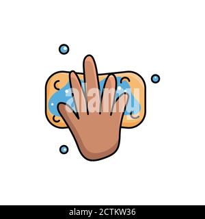 sponge vector design template illustration Stock Vector