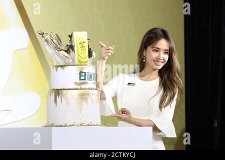 Taipei. 23rd Sep, 2020. Jolin promotes for a brand chicken essence and celebrates her 40th birthday in Taipei, Taiwan, China on 23 September 2020.(Photo by TPG) Credit: TopPhoto/Alamy Live News Stock Photo