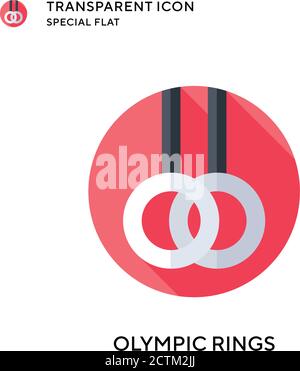Colorful Logo Olympic Games with Olympic rings and White Background ...