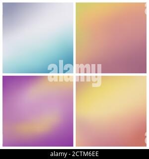 Abstract color gradient blur background illustration vector Stock Vector