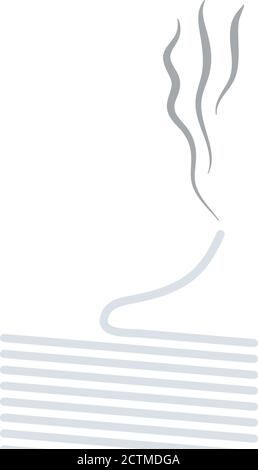 Solder Wire Icon. Flat Color Design. Vector Illustration. Stock Vector
