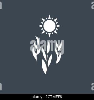 Growth Under the Sun Stock Vector