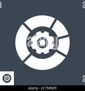 Data Menagement Vector Glyph Icon Stock Vector