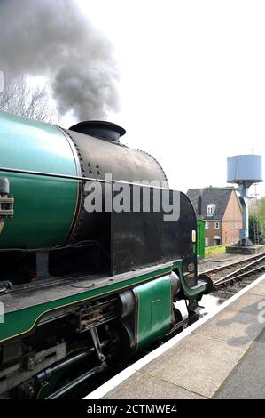 'Lord Nelson' at Alton Station (MHR). Stock Photo