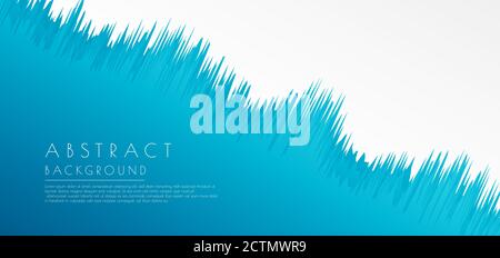Wavy shape overlap layer deep blue sea concept with space. vector illustration. Stock Vector