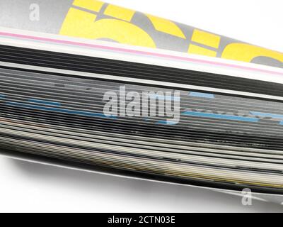 Magazine close-up Stock Photo