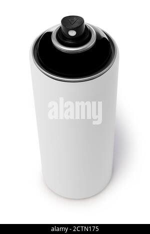 Blank white spray can isolated on white background, Aerosol Spray Can ...