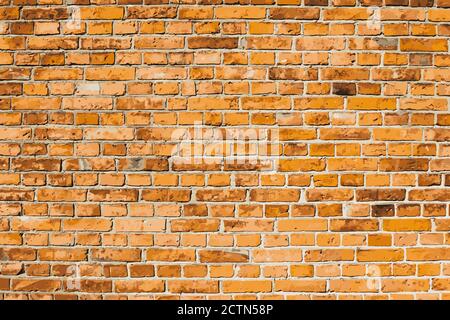 Aged Old Brick Wall Brown Color of Textured Grungy Background. Vector Illustration Stock Vector