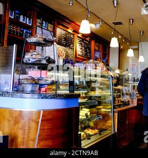 Inside Cafe Nero High Street Coffee And Hot Beverage Retail Chain, Food and Drinks Stock Photo