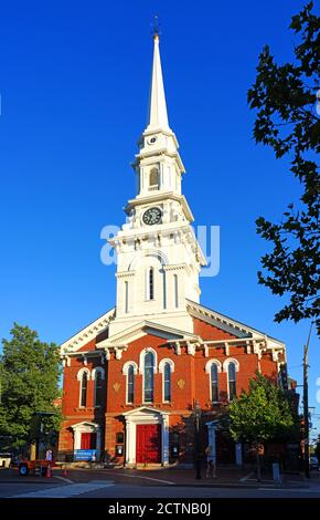 Historic North Church, Portsmouth, New Hampshire, New England, USA ...